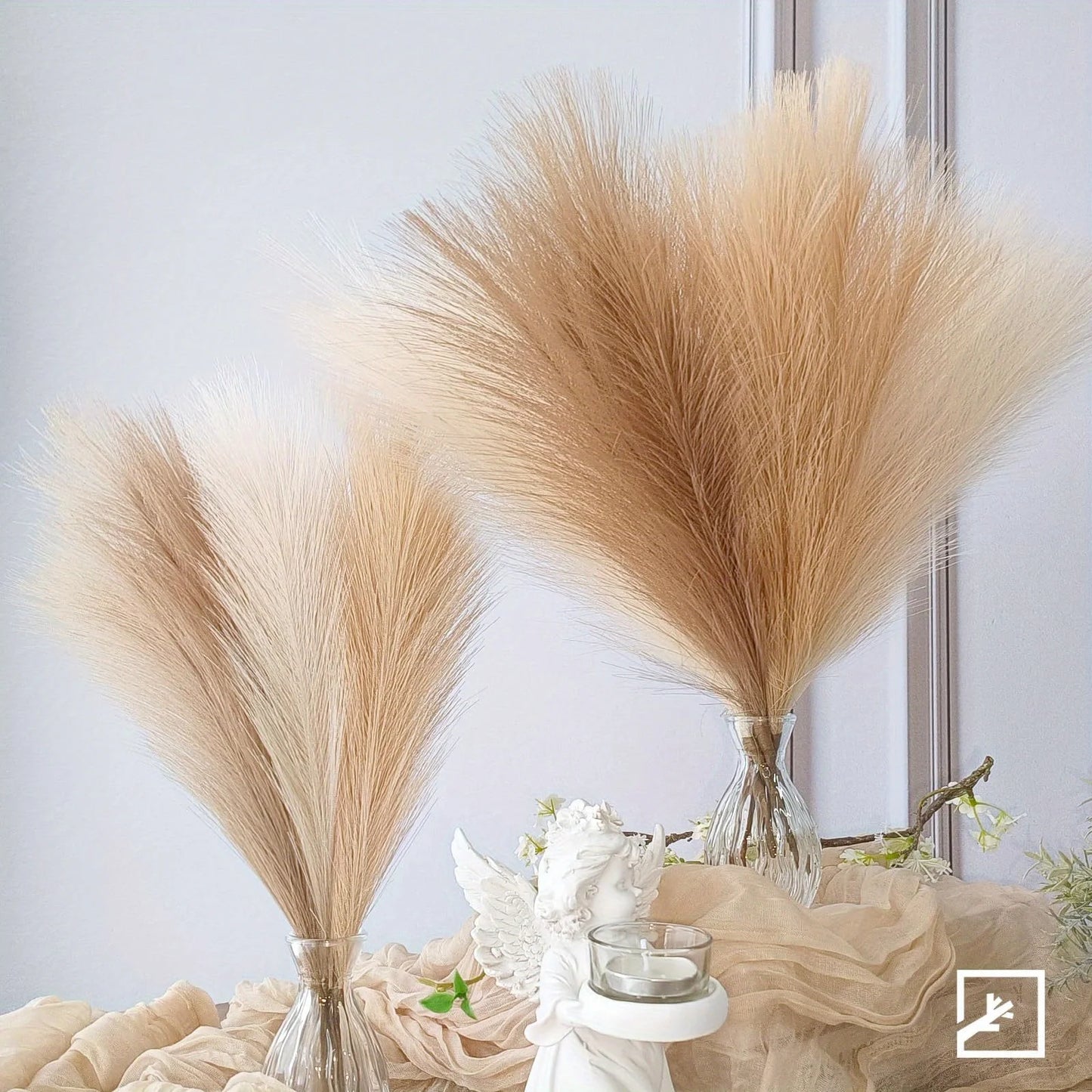 6PCS Artificial Pampas Grass Decor Flowers