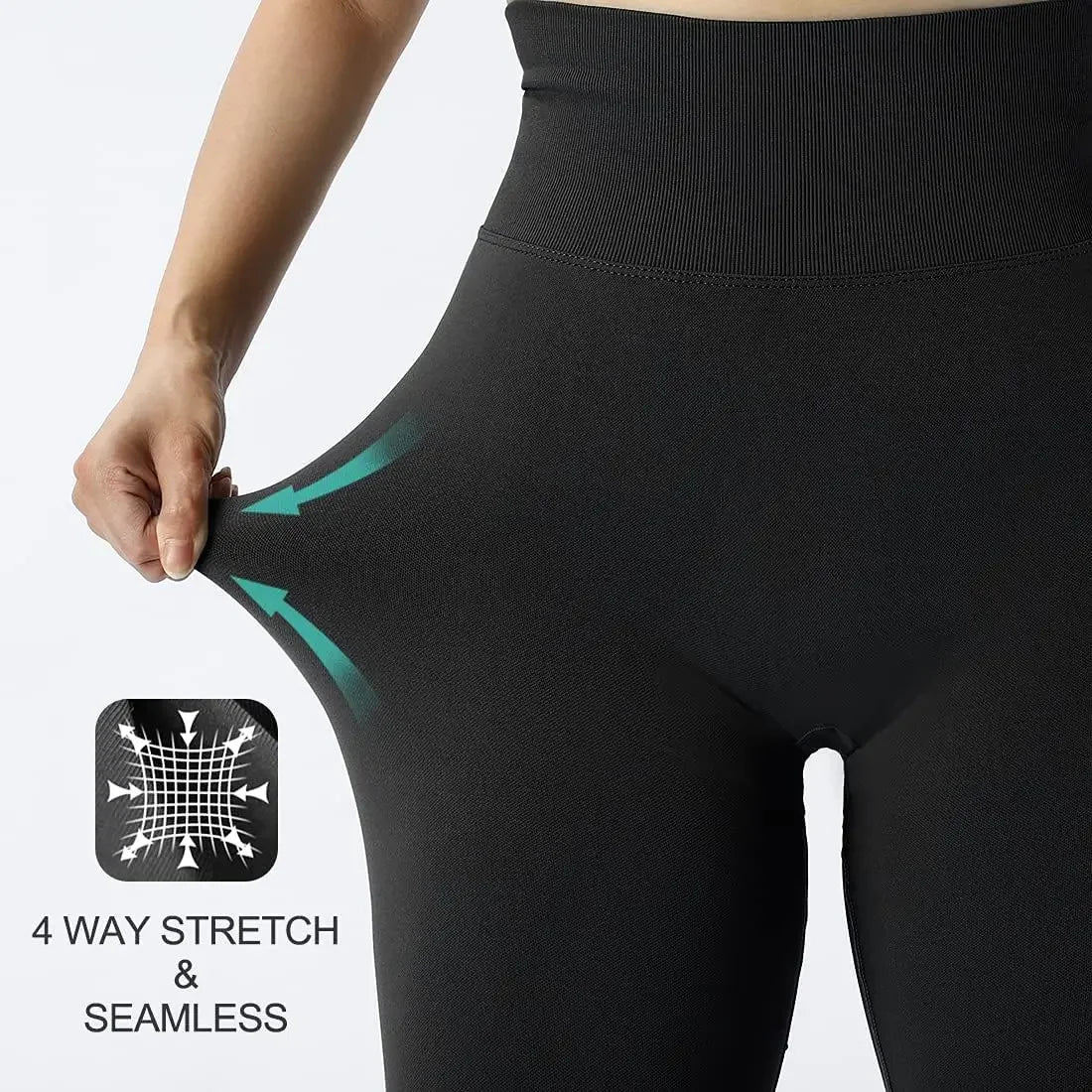 Knitted Seamless Fitness Leggings