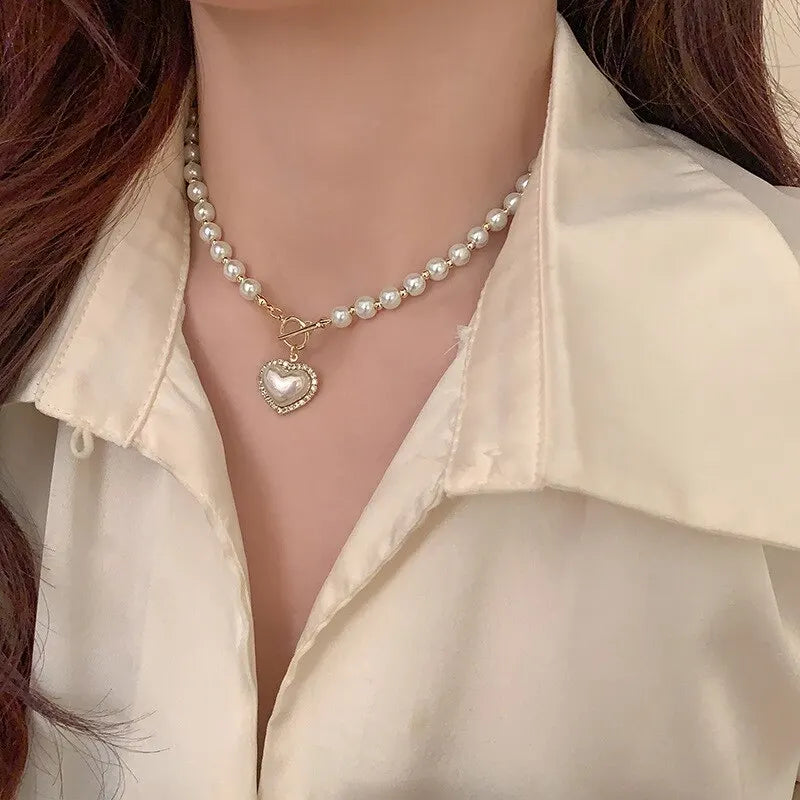 Elegant Pearl Necklace For Women