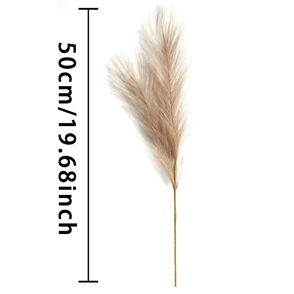 6PCS Artificial Pampas Grass Decor Flowers