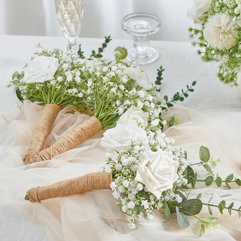 10/15pcs Artificial Flowers Baby Breath Flower