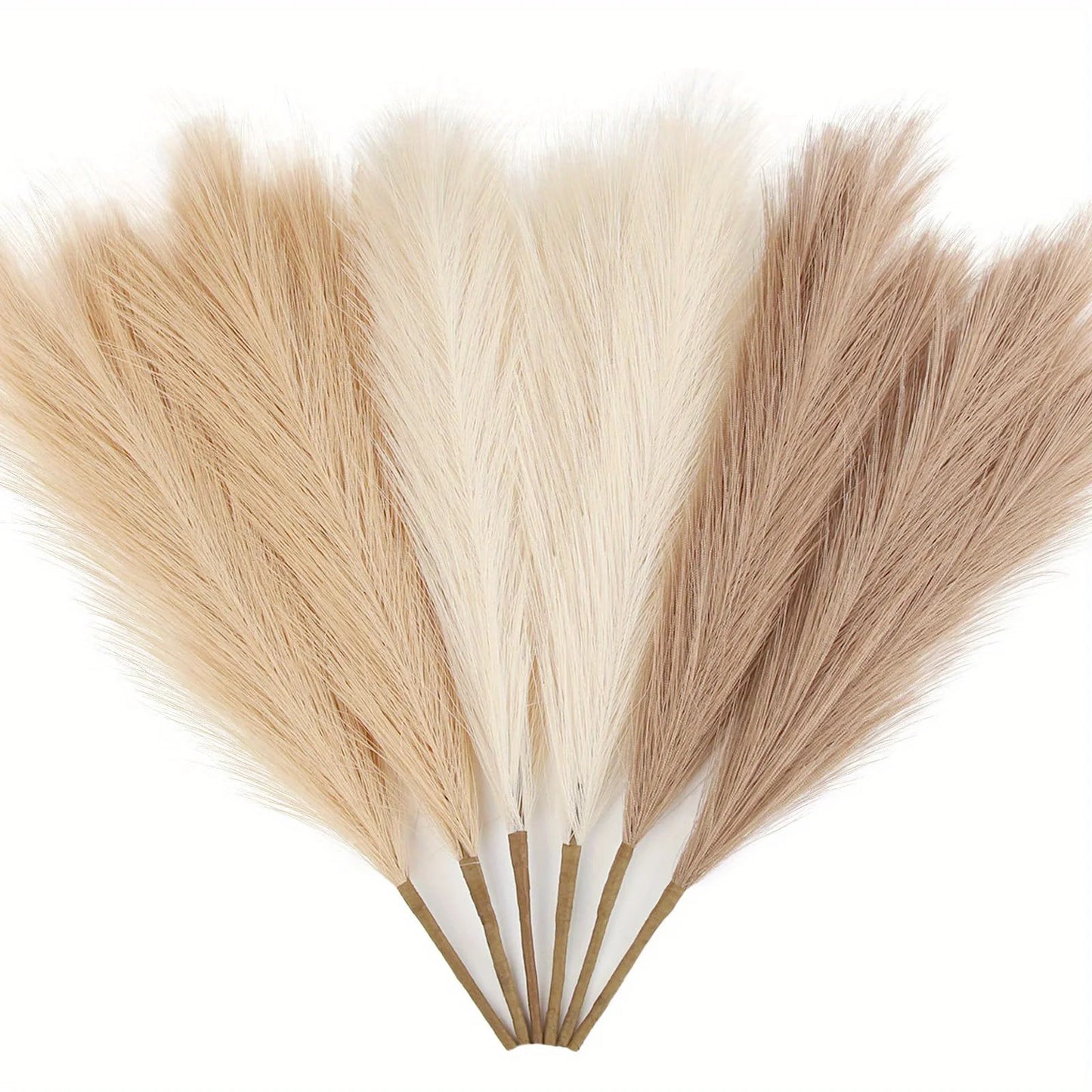 6PCS Artificial Pampas Grass Decor Flowers